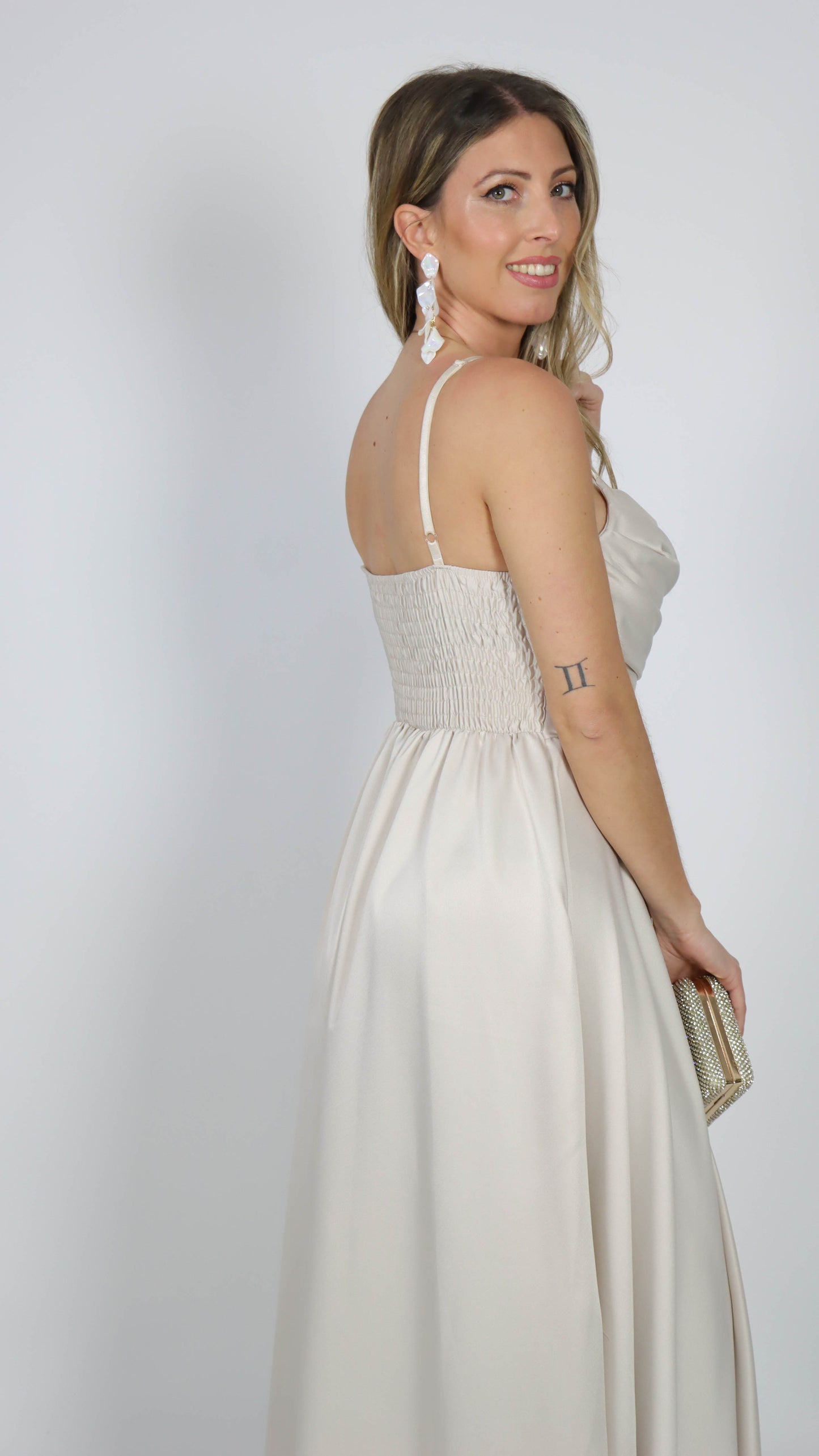 Vestido de festa | Champanhe