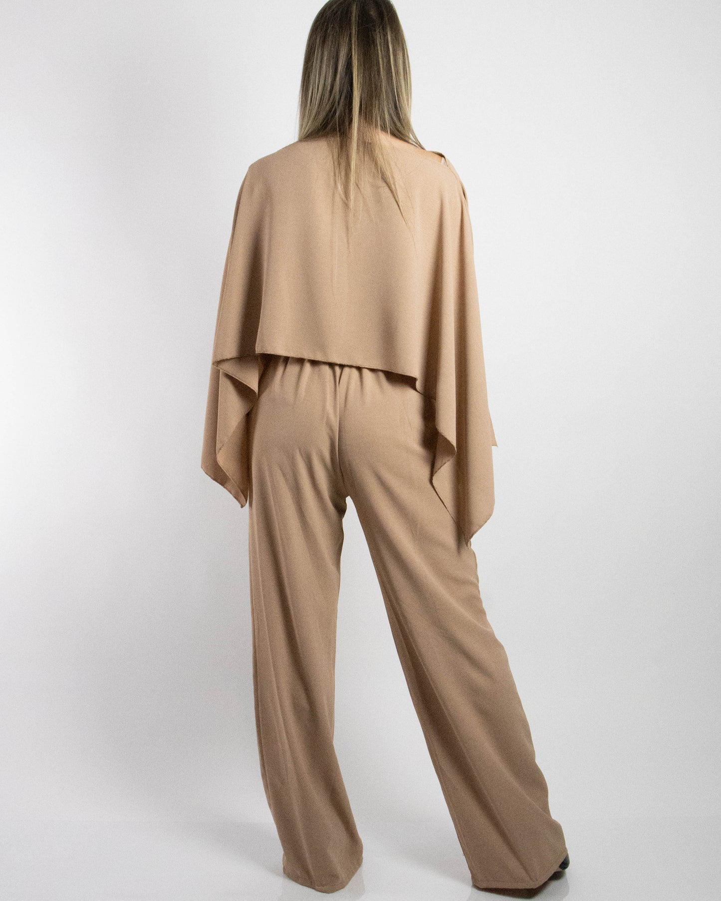 Conjunto de 3 peças, top, calça e túnica