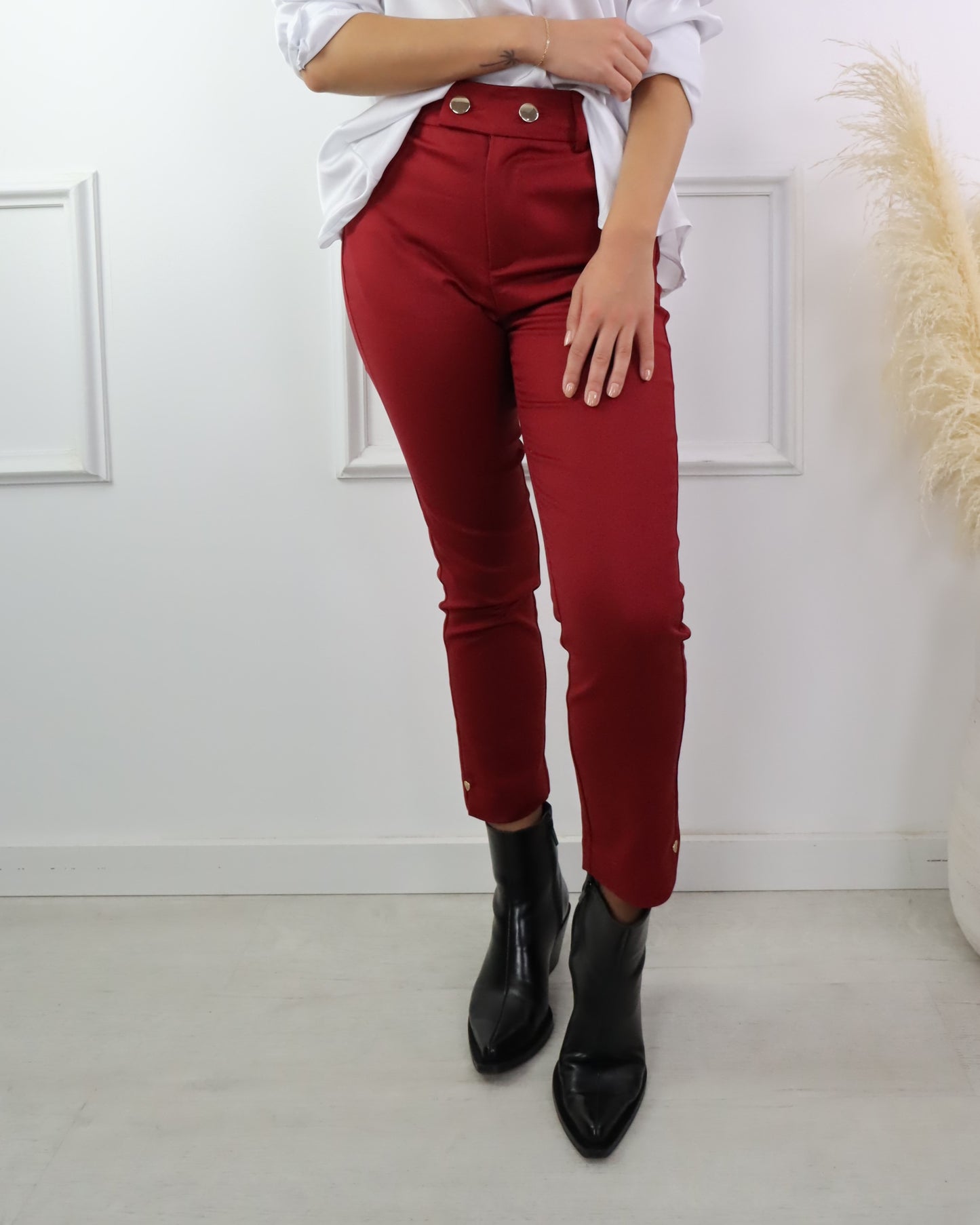 Calça Moda Ana Bordô