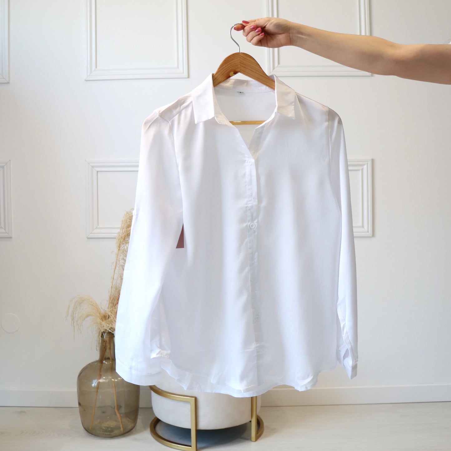 CAMISA BLANCA | SATÍN