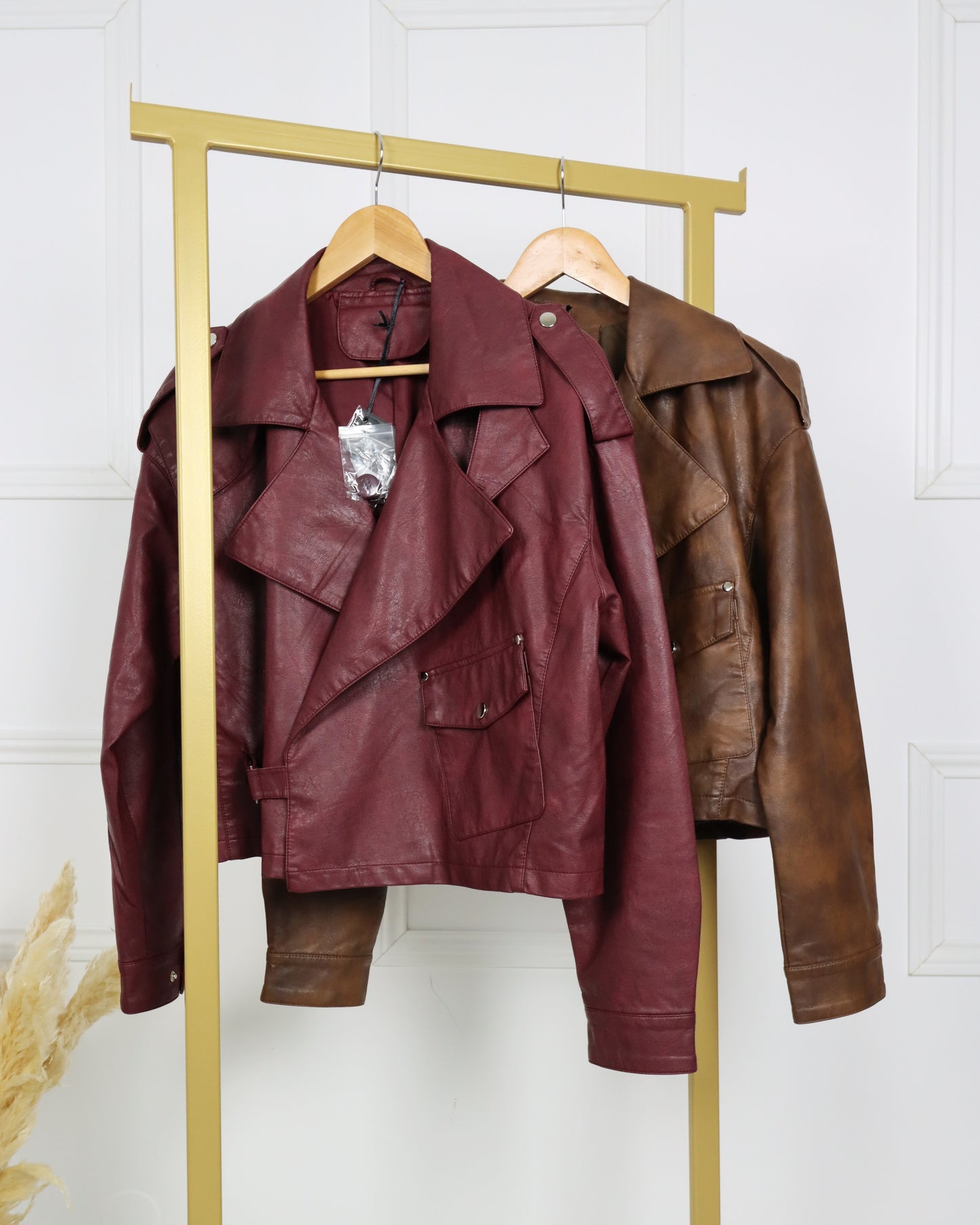 Casaco de polipele Castanho