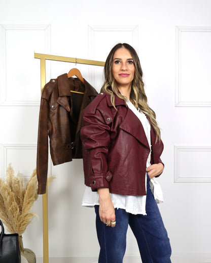 Casaco de Polipele Bordeaux