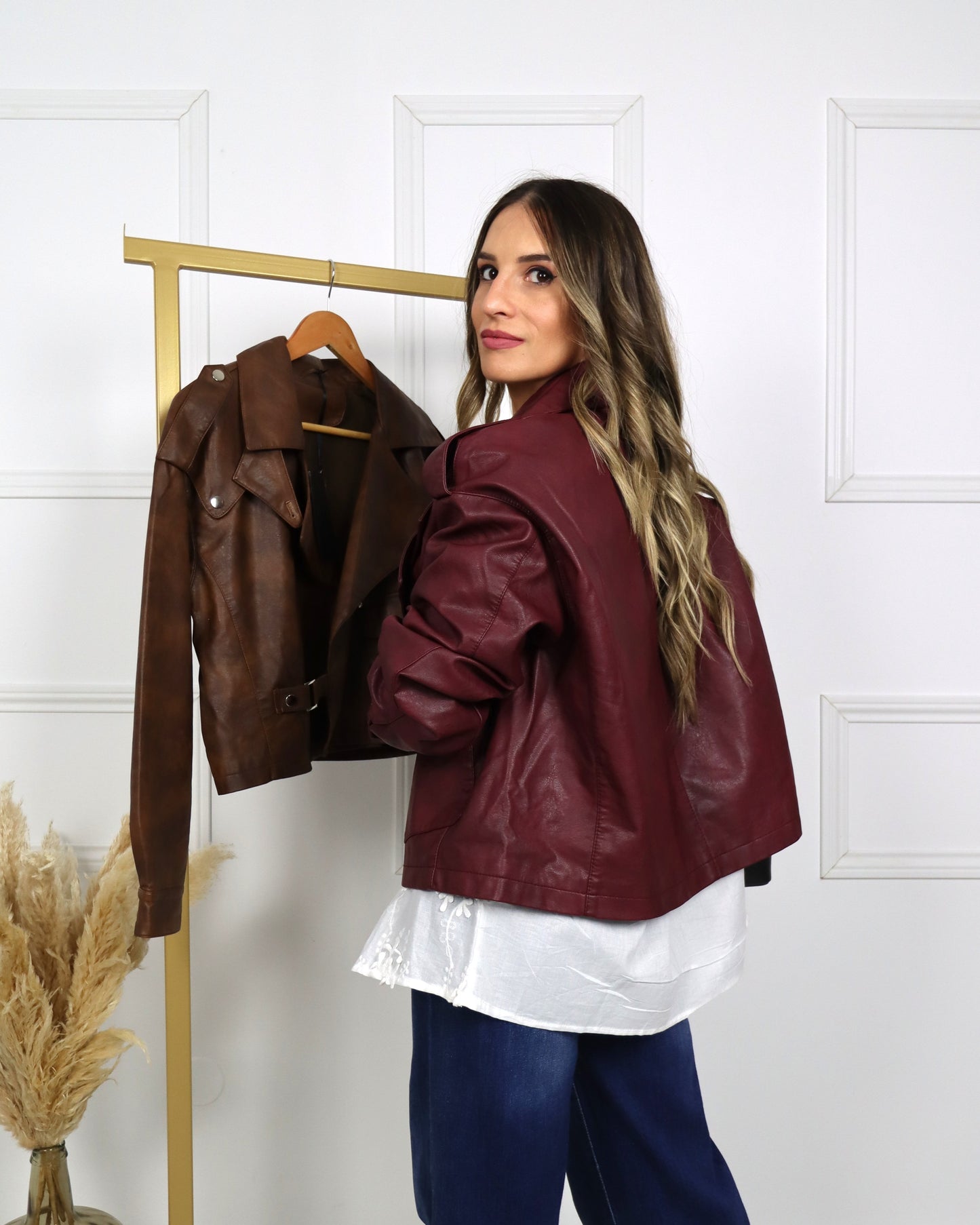 Casaco de Polipele Bordeaux