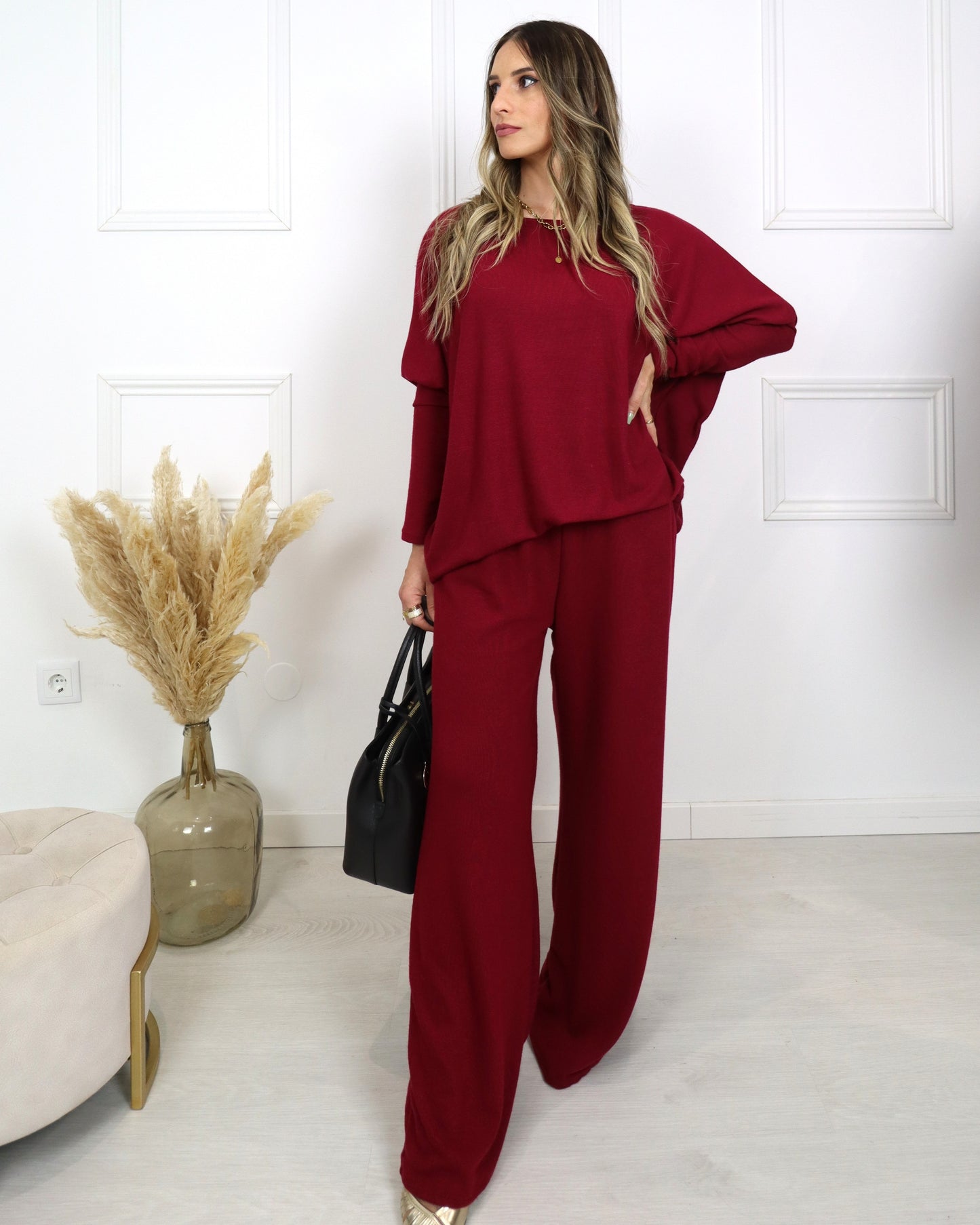 Conjunto gola redonda