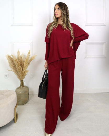 Conjunto gola redonda