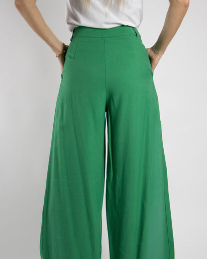 Calças Pantalonas Verdes